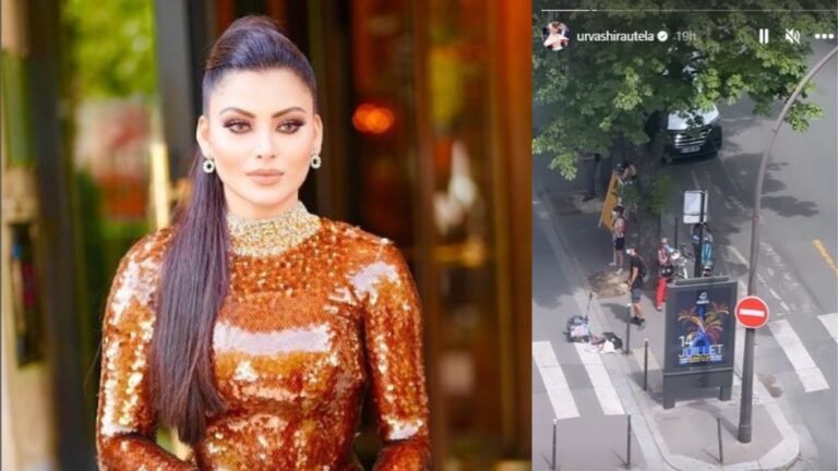 Urvashi Rautela Shares Video Of Paris Riots And Gun Firing While Being Stuck In Her Hotel Room